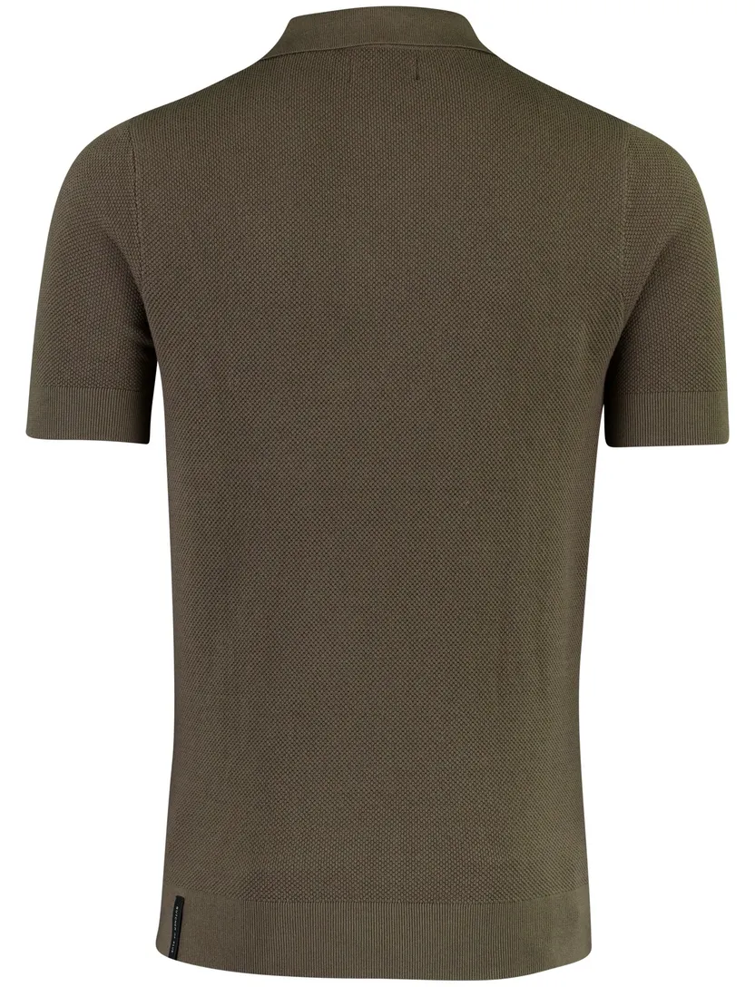 Bruin Poloshirt Butcher of Blue structuur