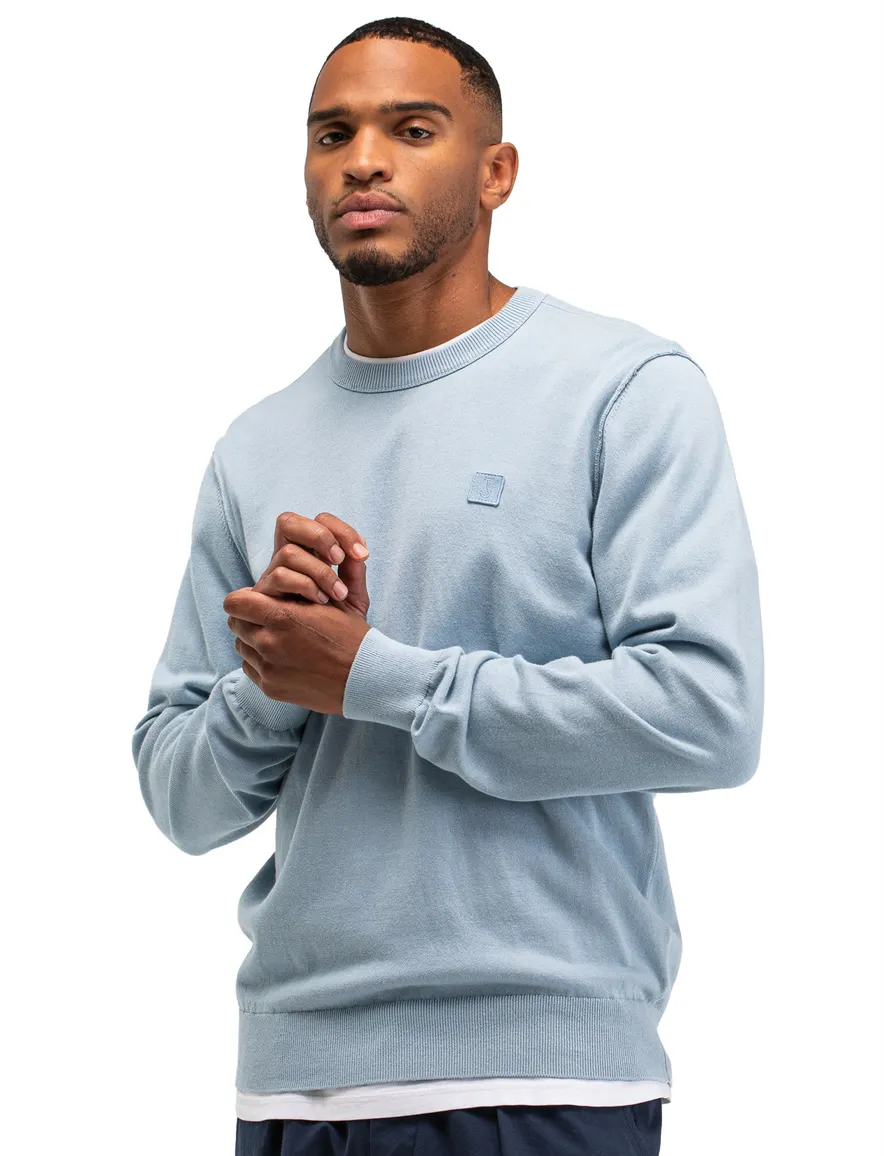 Butcher of Blue sweater lichtblauw 100% katoen