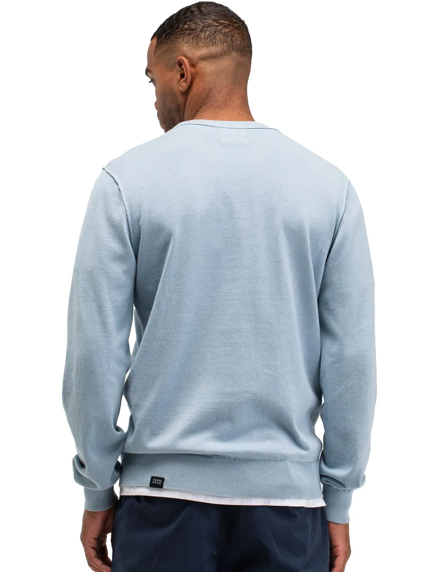 Butcher of Blue sweater lichtblauw 100% katoen