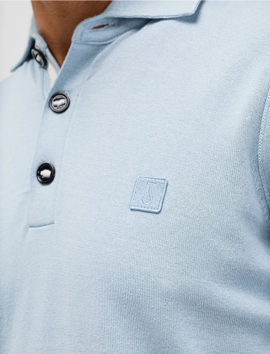 Lichtblauwe polo Butcher of Blue normale fit