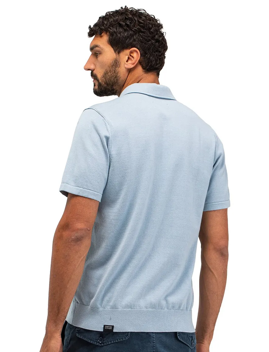 Lichtblauwe polo Butcher of Blue normale fit