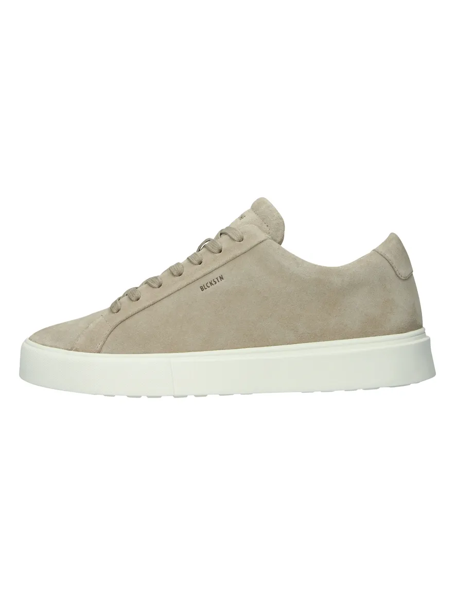 Blackstone laag sneaker beige suede