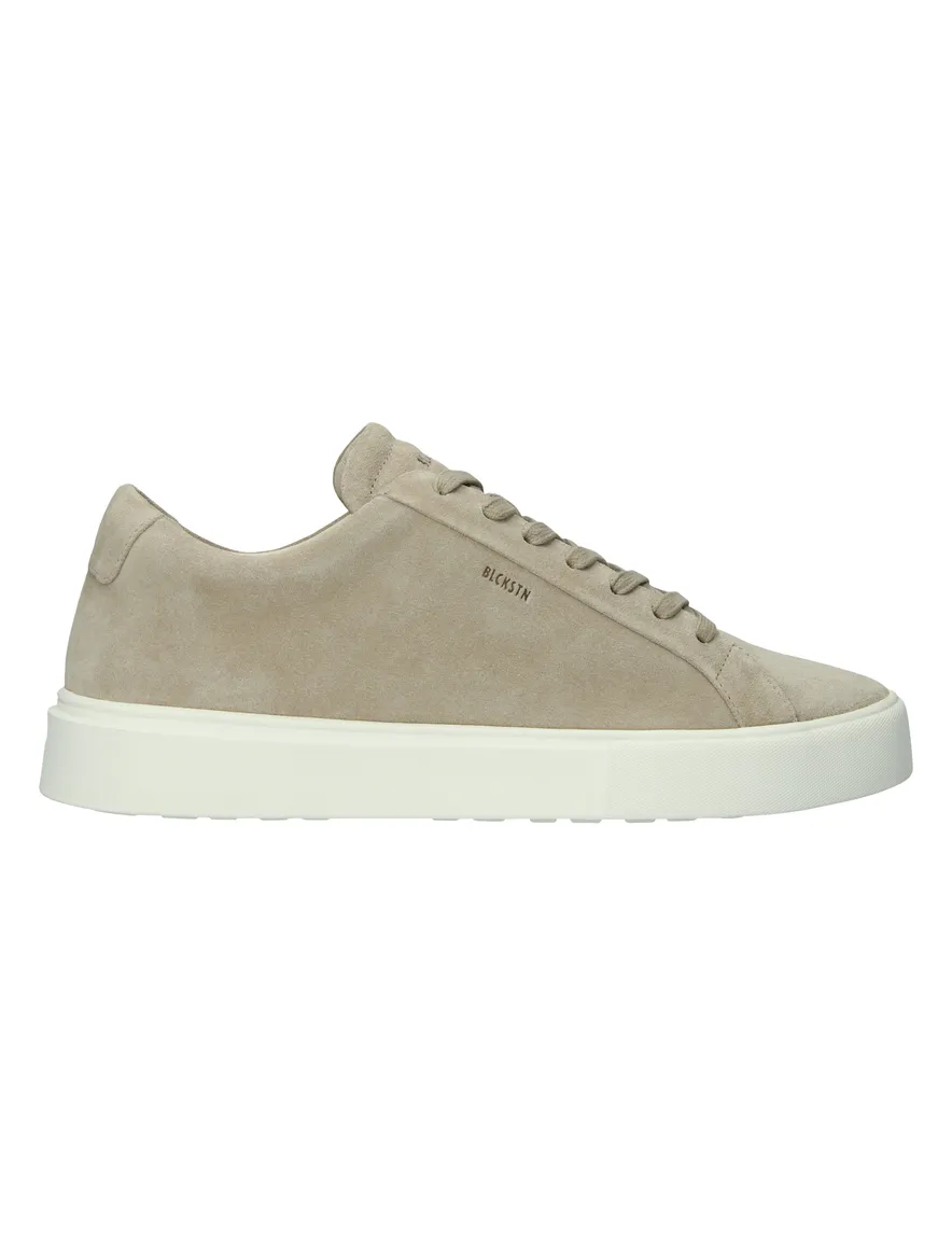 Blackstone laag sneaker beige suede