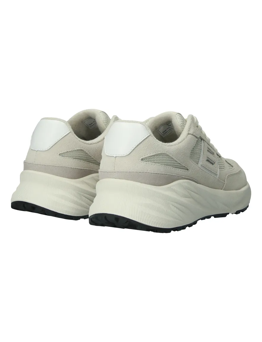 Blackstone sneakers lichtgrijs suede