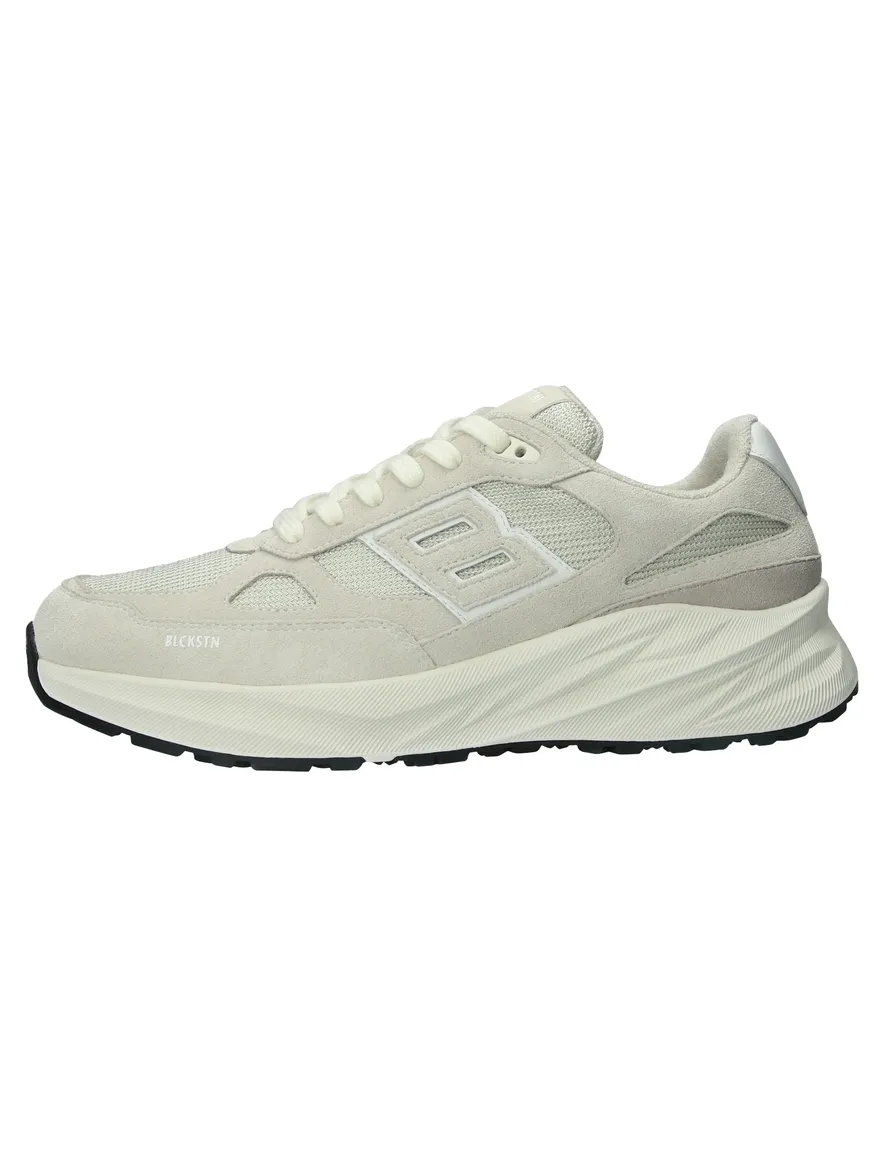 Blackstone sneakers lichtgrijs suede