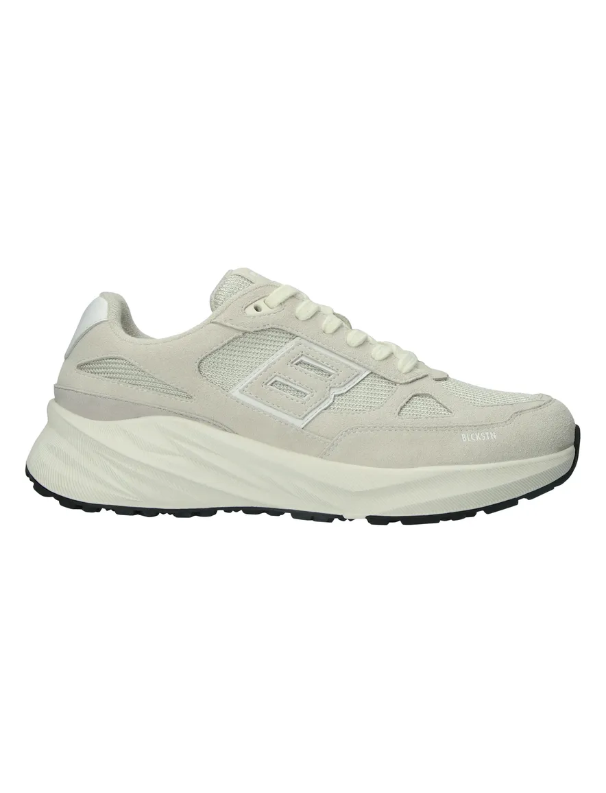 Blackstone sneakers lichtgrijs suede