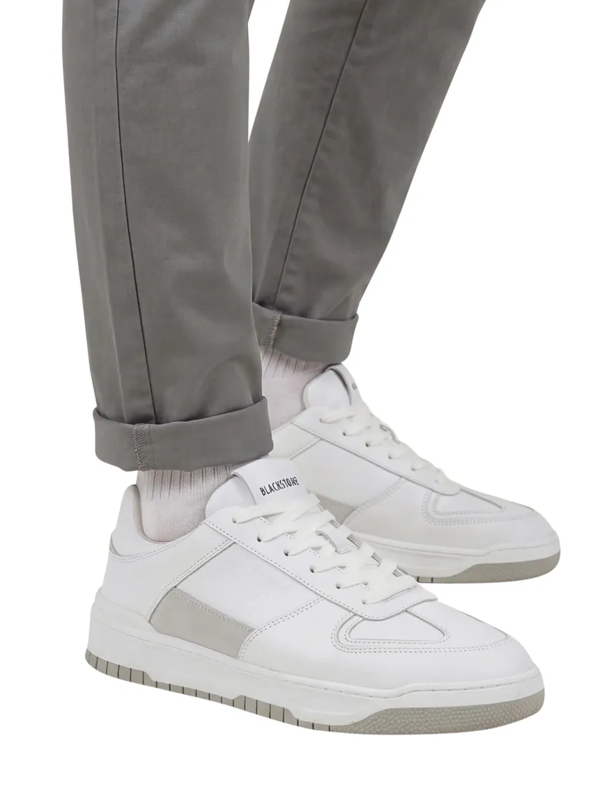 Blackstone Sneakers wit laag