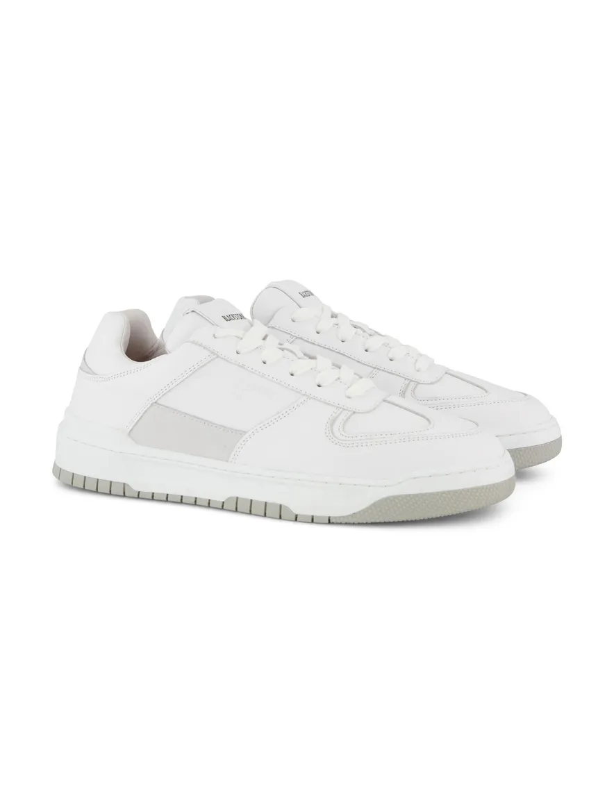 Witte sneakers blackstone leer