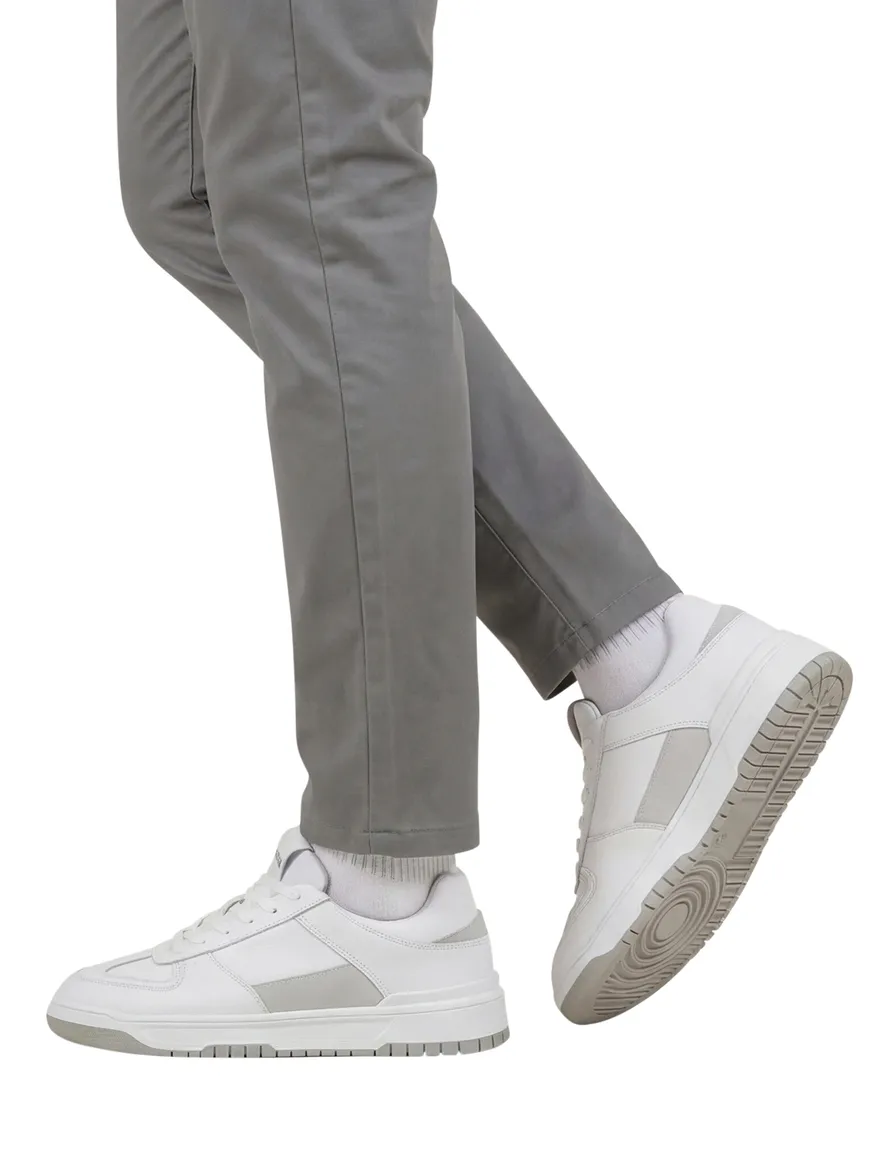 Witte sneakers blackstone leer