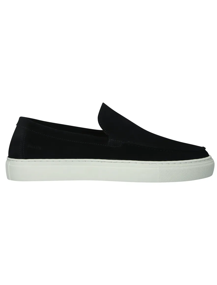 Instappers Blackstone donkerblauw rubber