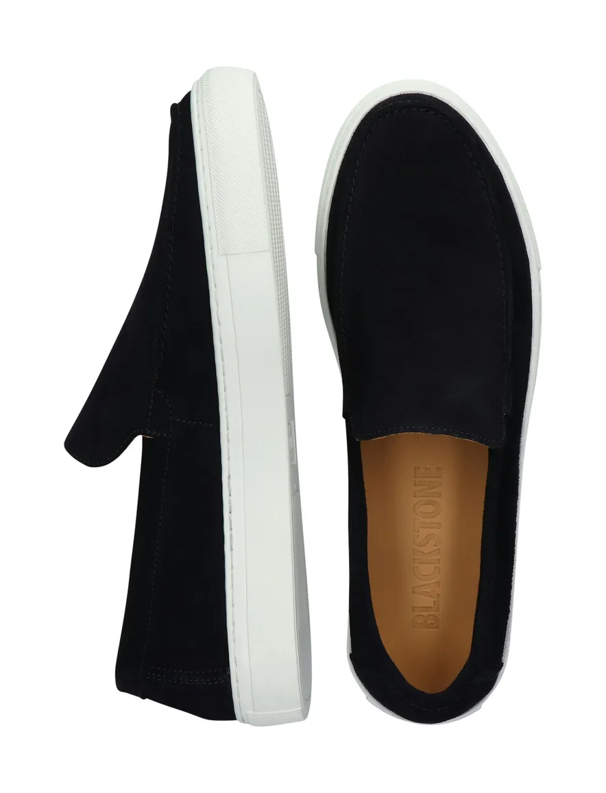 Instappers Blackstone donkerblauw rubber