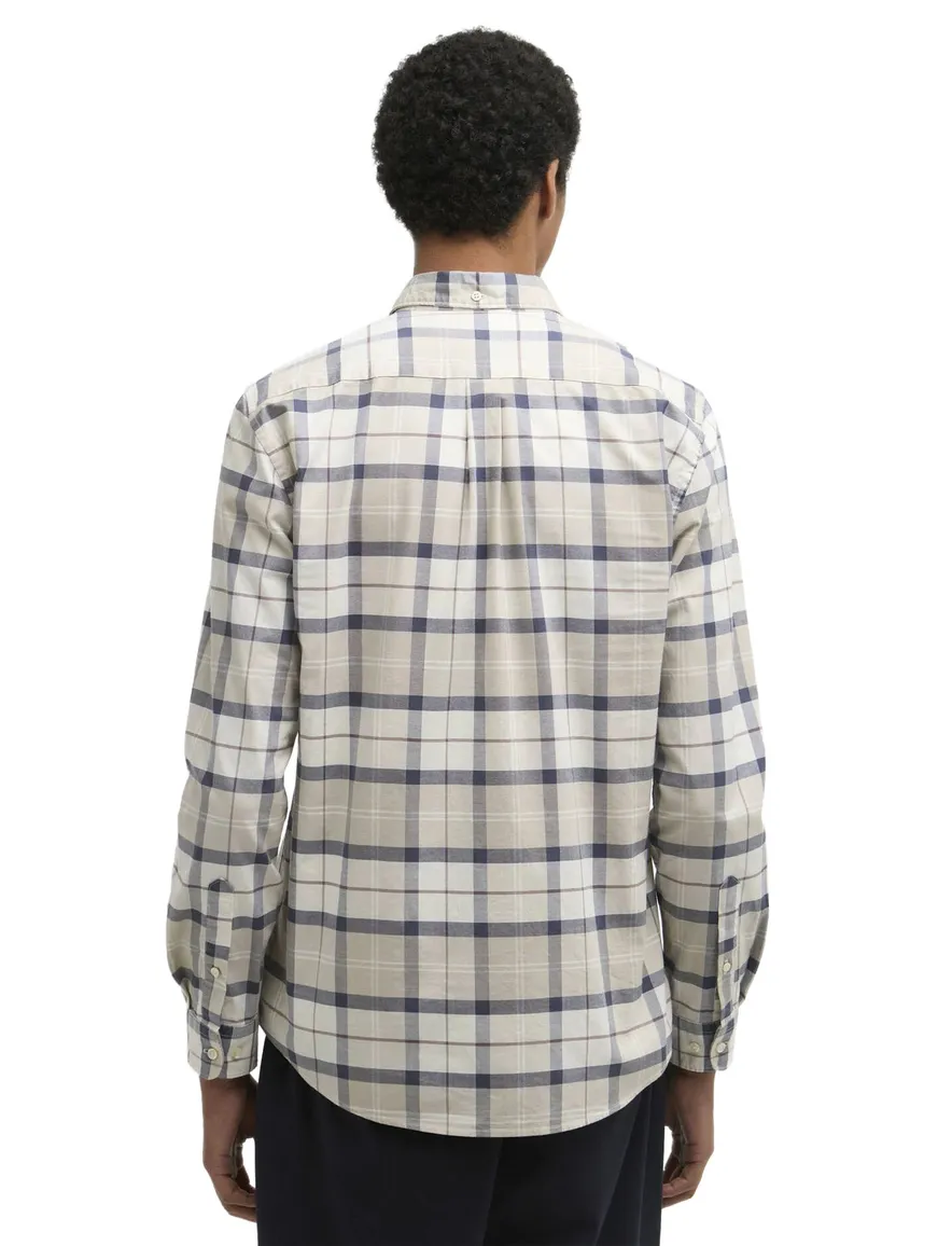 Barbour Tailored Fit overhemd blauw geruit