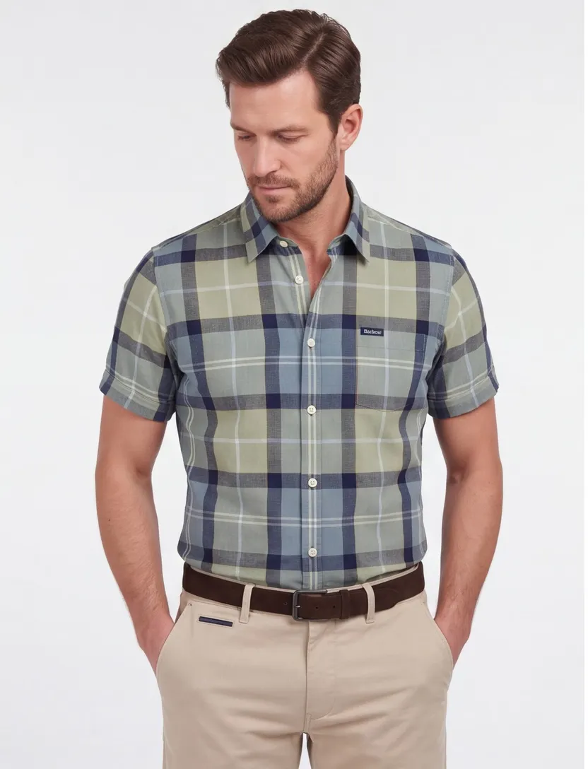Overhemd Barbour Regular Fit groen