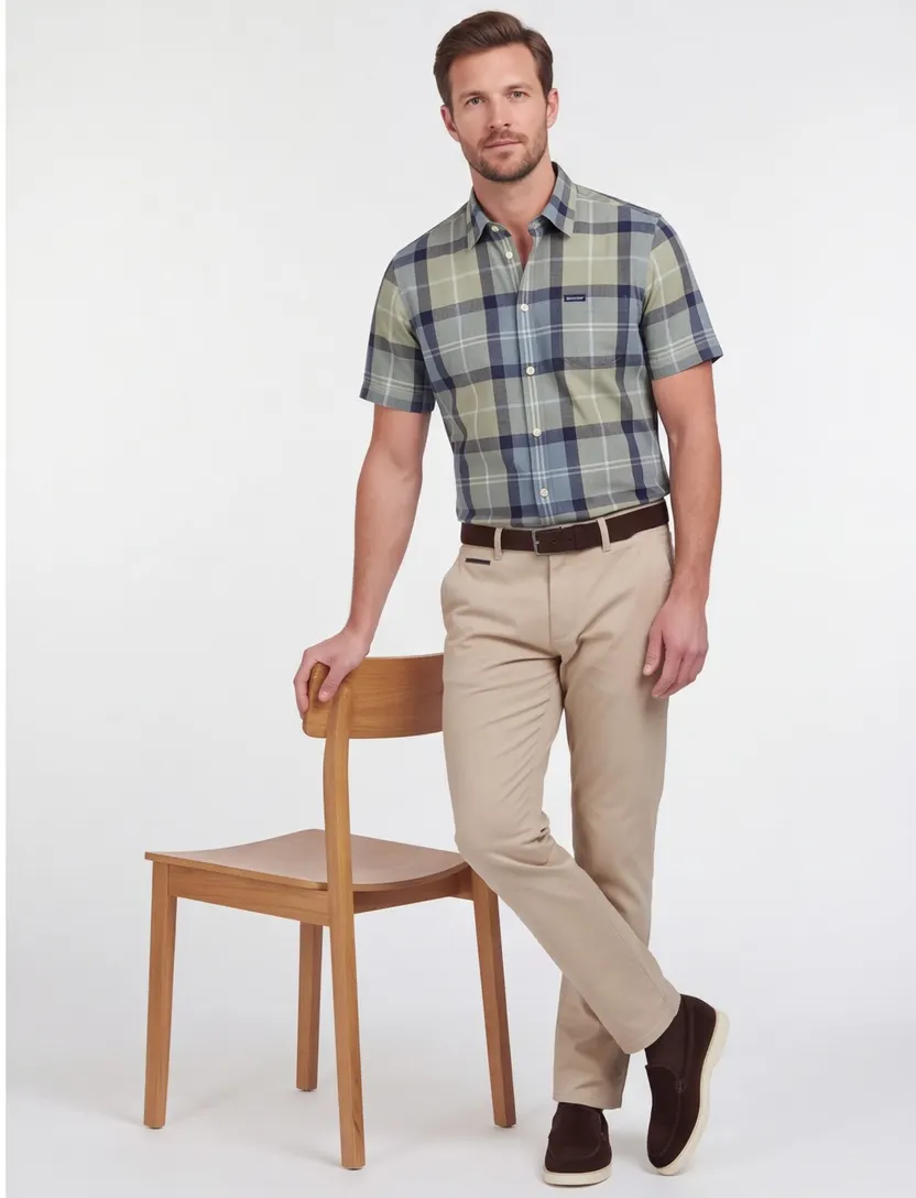 Overhemd Barbour Regular Fit groen