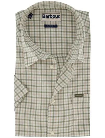 Barbour Barbour Relaxed Fit overhemd groen geruit