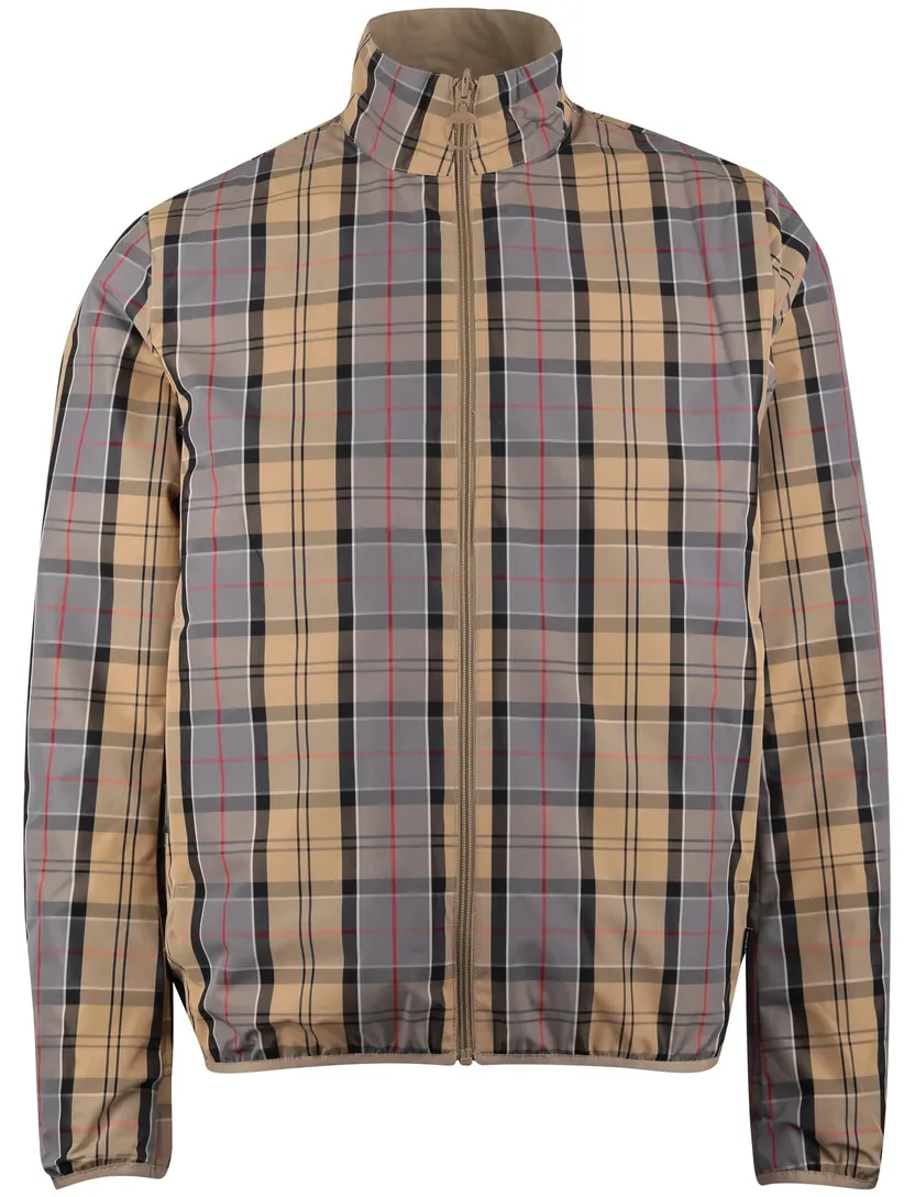 Zomerjas Barbour beige reversible waterdicht kort