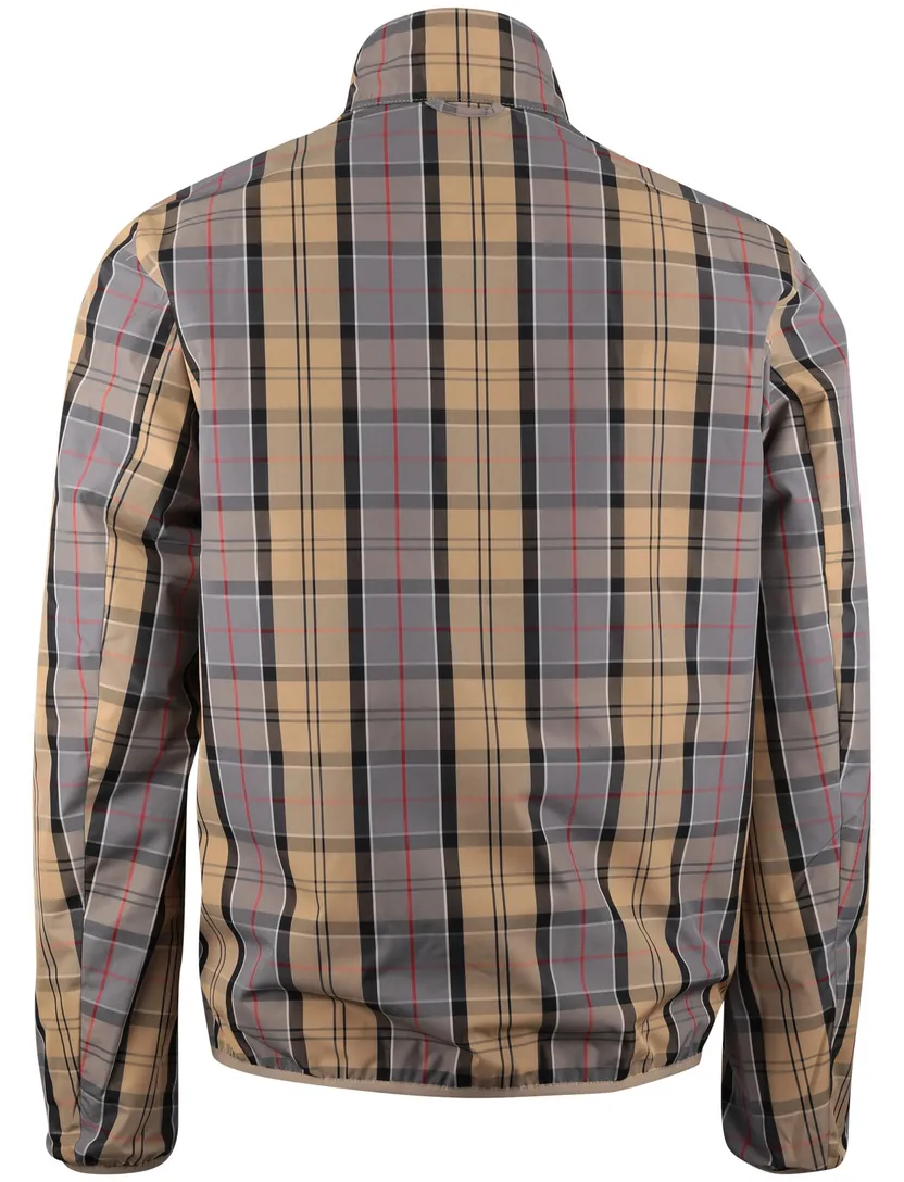 Zomerjas Barbour beige reversible waterdicht kort