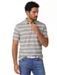 Paul & Shark gestreepte poloshirt grijs