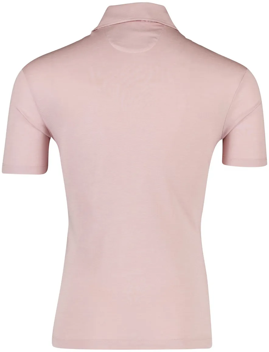 Paul & Shark poloshirt roze effen wijde fit