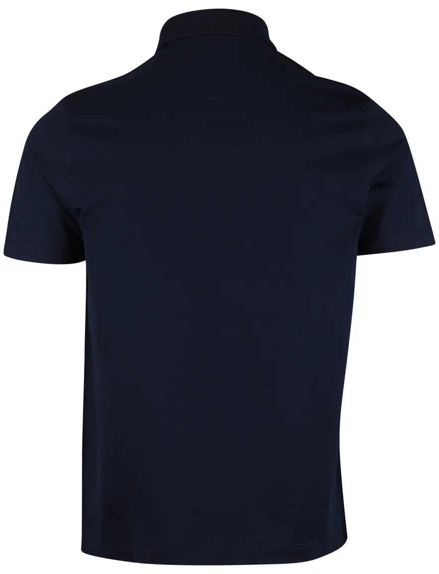 Paul & Shark Polo Donkerblauw effen donkere knoop