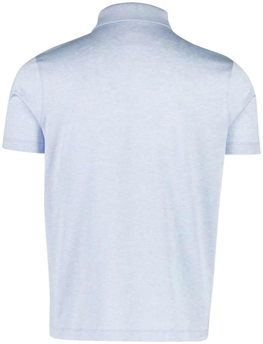 Paul & Shark poloshirt 3 knoops lichtblauw