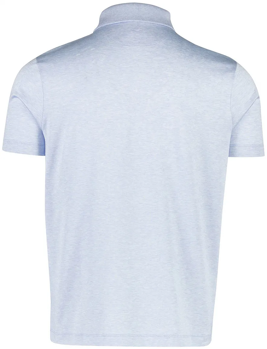 Paul & Shark poloshirt 3 knoops lichtblauw