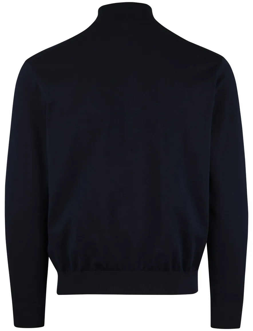 Navy half zip trui Paul & Shark