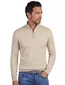 Paul & Shark trui crème half zip