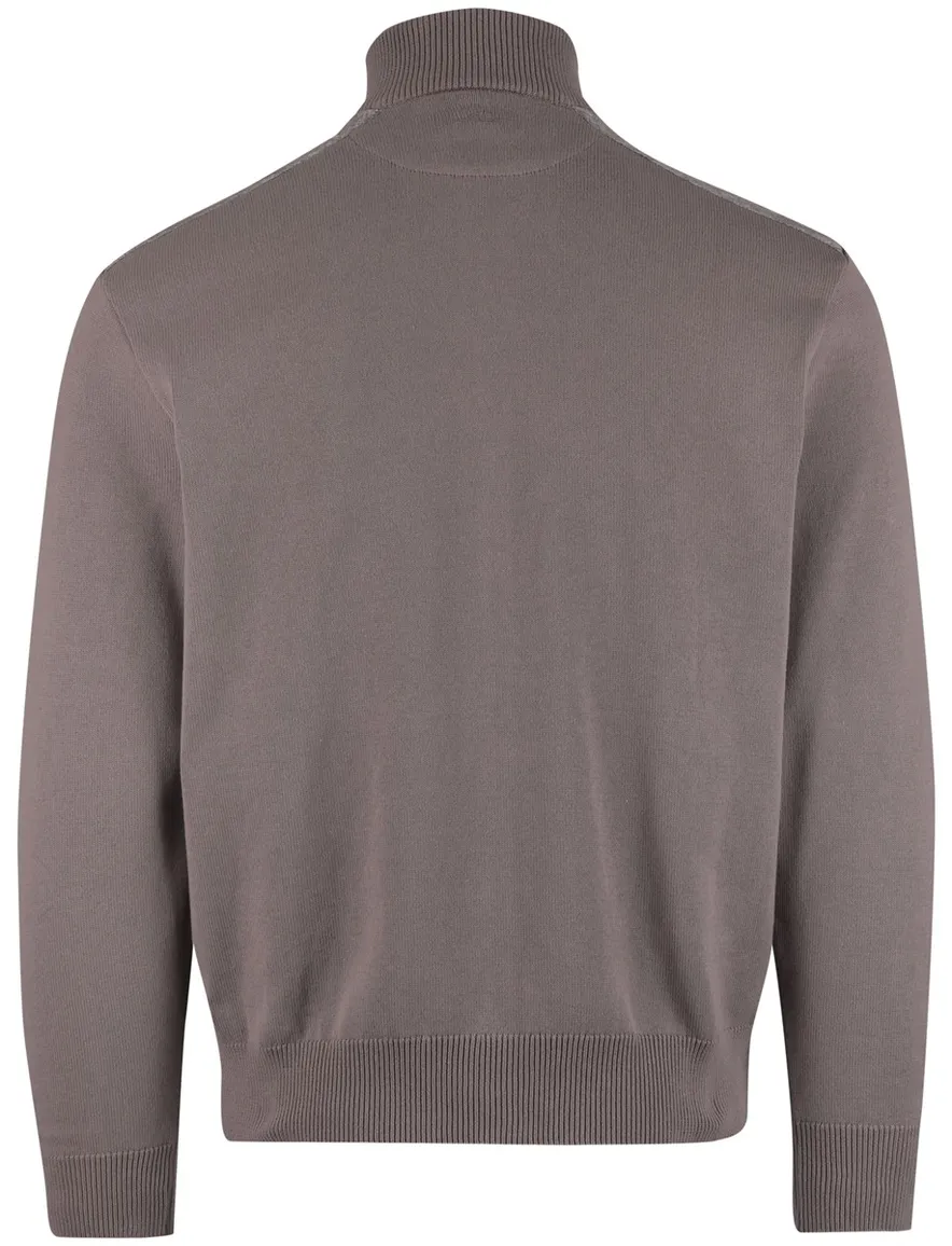 Antraciet Vest Paul & Shark gemeleerde details