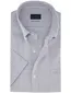 Paul & Shark overhemd blauw geruit korte mouw