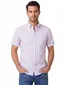 Paul & Shark overhemd roze en blauwe gestreept