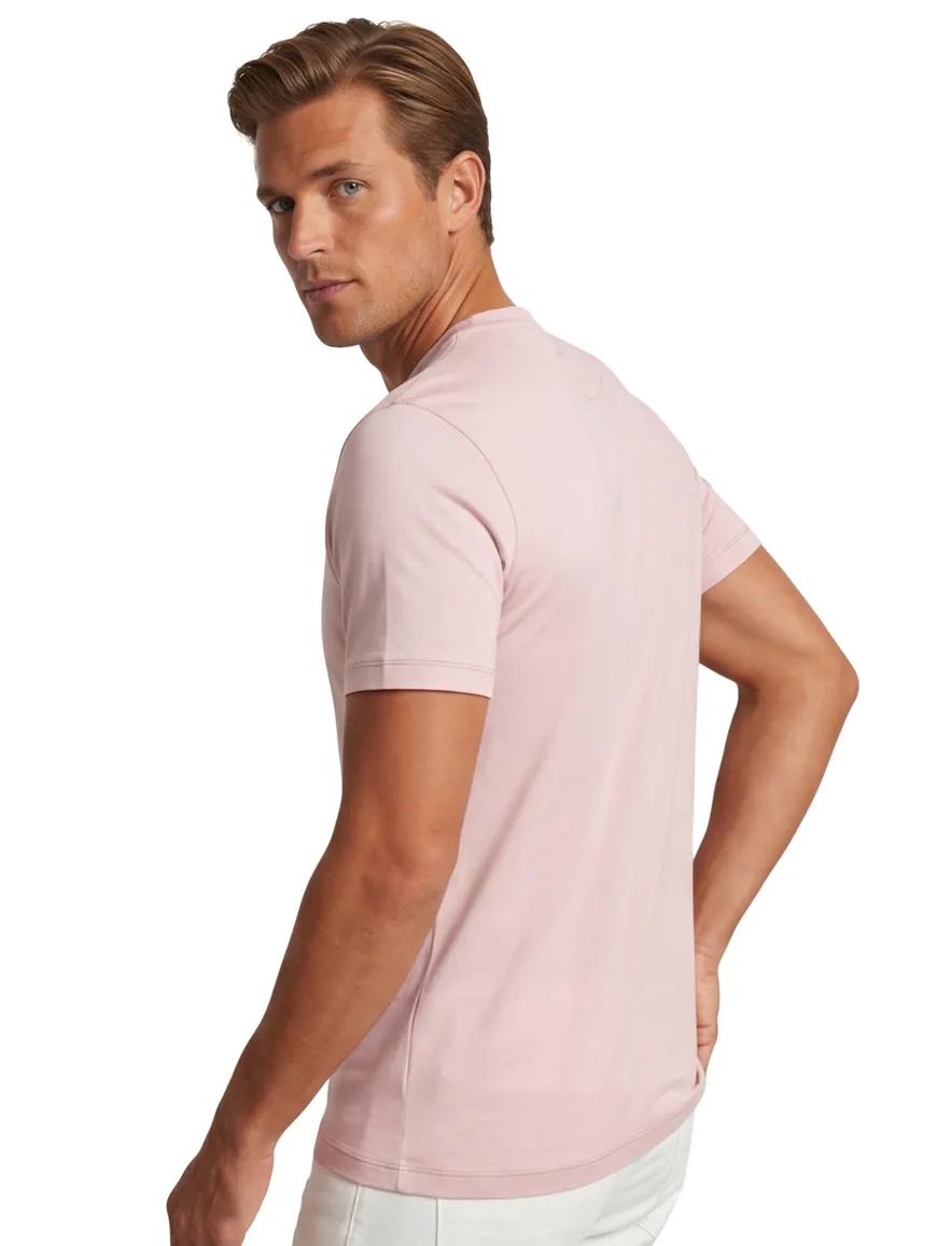 Paul & shark shirt wijde fit roze xsoft