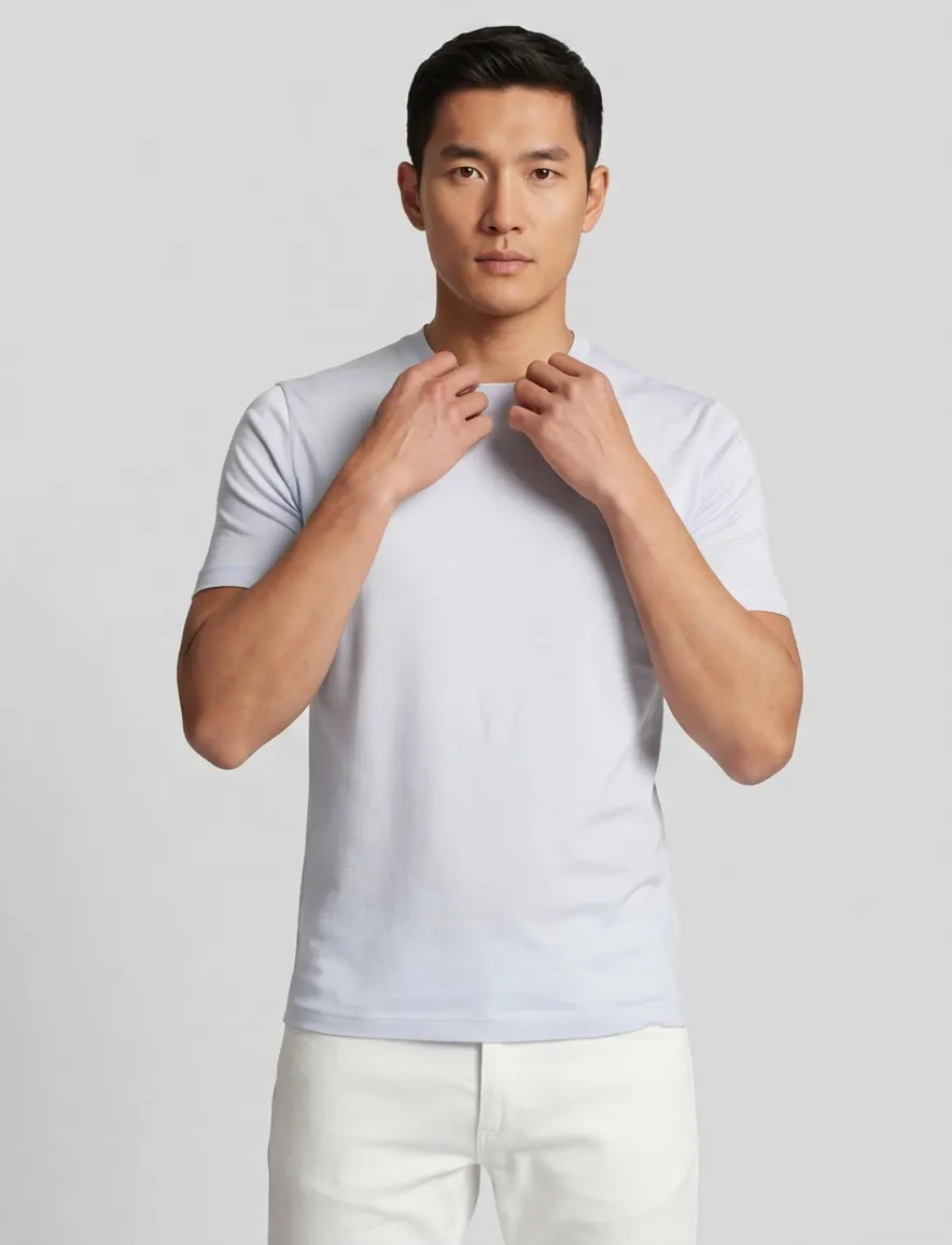 Wijde fit shirt paul & shark lichtblauw