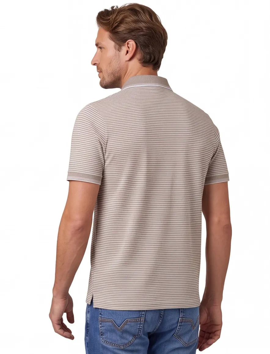 Paul & Shark Polo Blauw wit gestreept