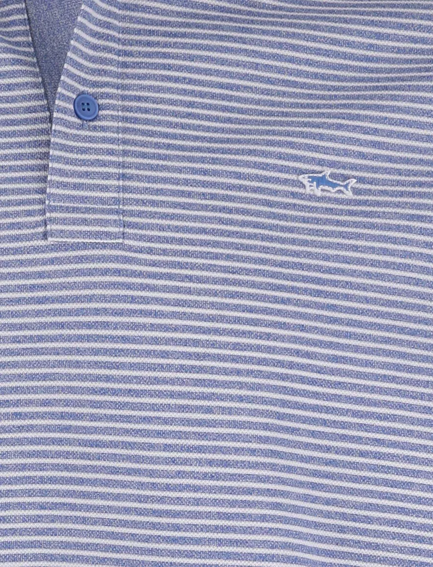 Paul & Shark Polo Blauw wit gestreept