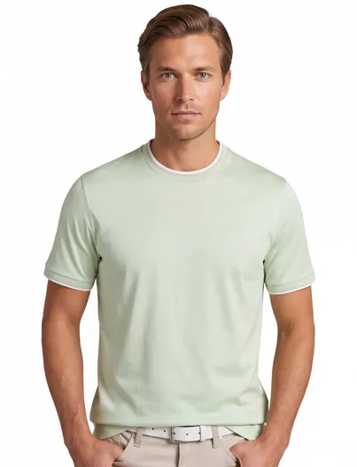 Paul & Shark T-shirt Paul & Shark groen katoen wijde fit