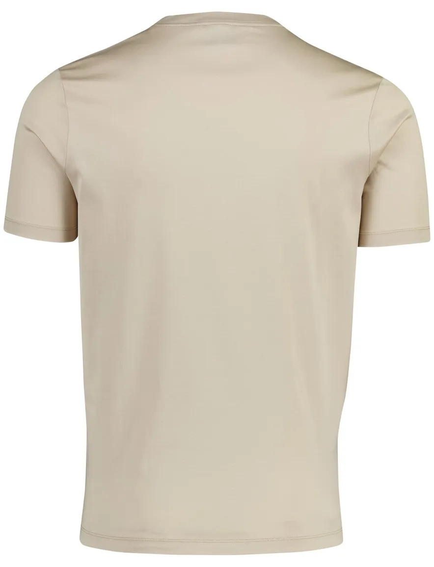 T-shirt Paul & Shark beige katoen