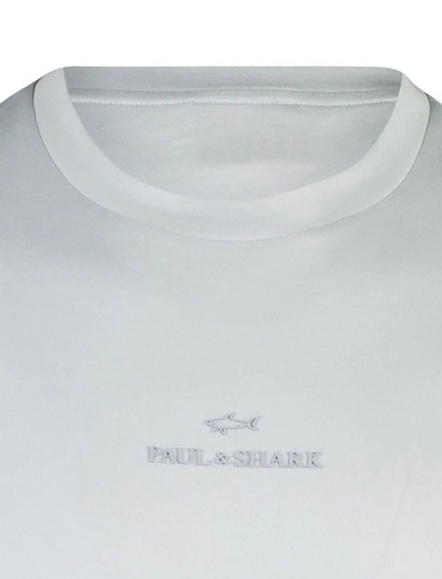 lichtblauw t-shirt Paul & Shark ronde hals