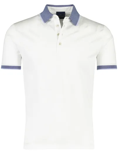 Paul & Shark Paul & Shark poloshirt groen gestreept