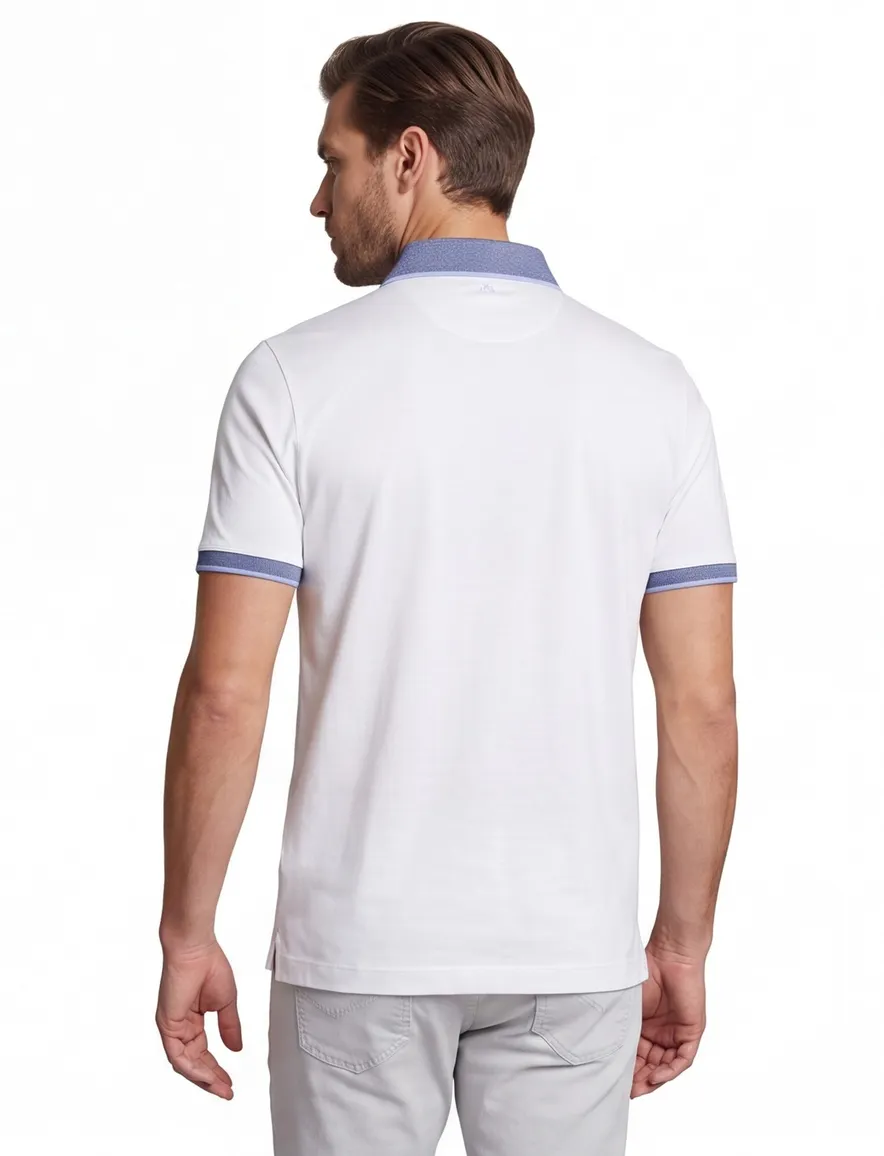 Paul & Shark poloshirt groen gestreept