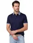 Wijde fit polo shirt Paul & shark donkerblauw 4 knoops