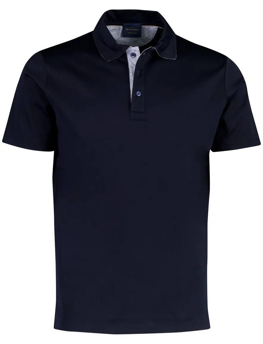 Paul & Shark poloshirt donkerblauw