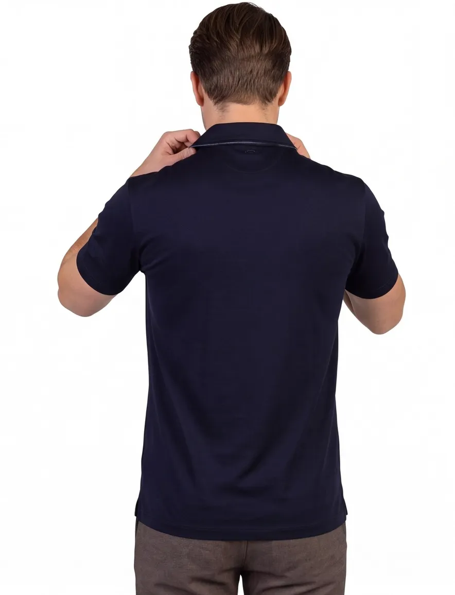 Paul & Shark poloshirt donkerblauw