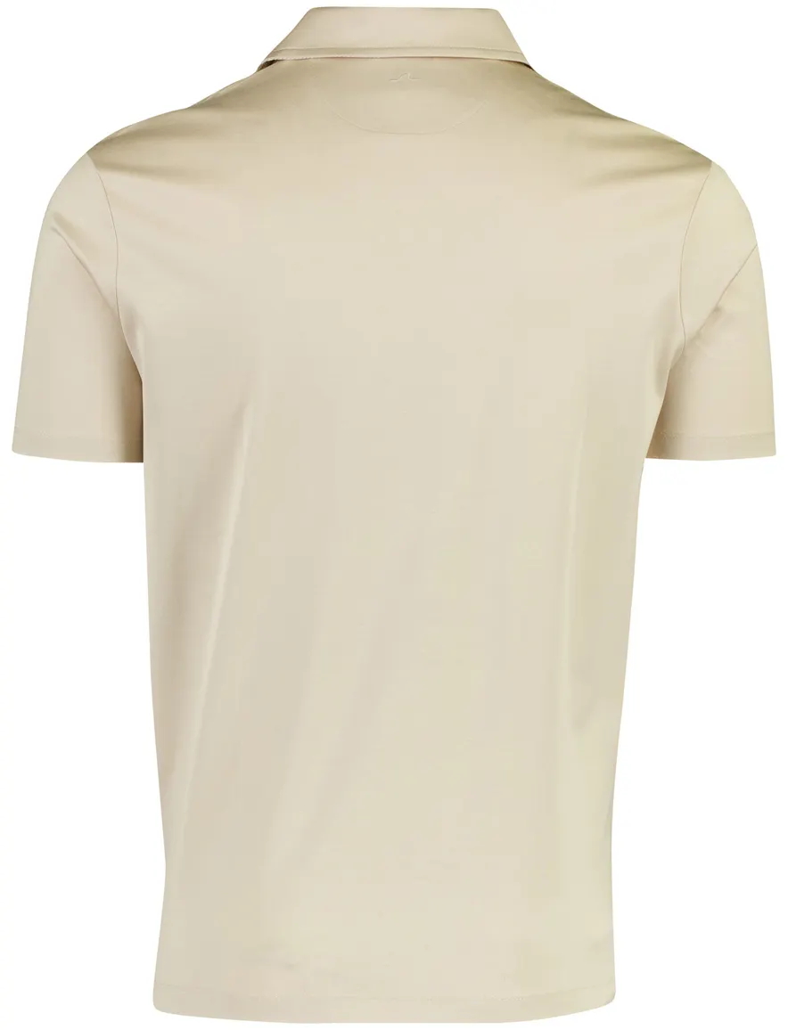 Beige poloshirt Paul & Shark korte mouw 100% katoen