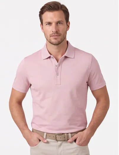 Paul & Shark Poloshirt Paul & Shark roze wijde fit katoen