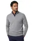 Grijze trui Paul & Shark normale fit half zip