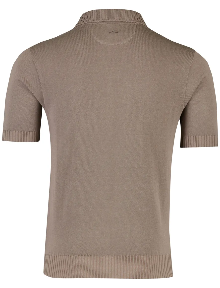 Fresco Paul & shark polo wijde fit bruin