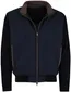 Paul & Shark windjack donkerblauw tussenjas met boord