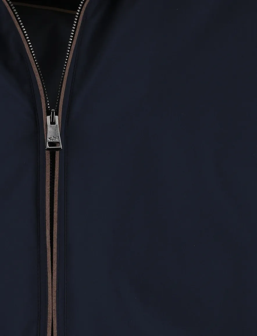 Paul & Shark windjack donkerblauw tussenjas met boord