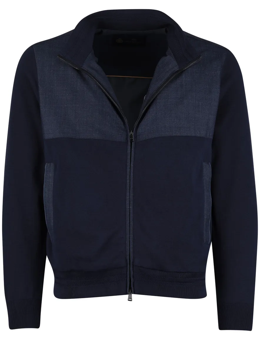 donkerblauw vest Paul & Shark normale fit